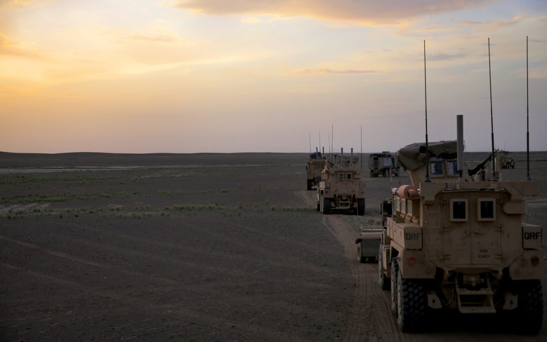 U.S. Marines, Georgian Army conduct air/ground mission, Helmand